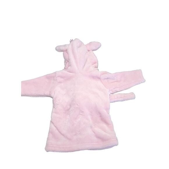 Pink Unicorn Bathrobe for 0-9 Month Olds - Picture 1 of 4